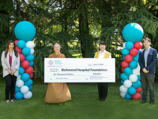 Vancouver Fo Guang Shan Temple Donates $85,000 to Richmond Hospital Foundation