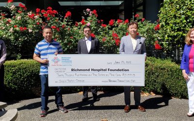 VANCOUVER DIAMOND LIONS CLUB PROUDLY DONATES OVER $20,000 TO RICHMOND HOSPITAL FOUNDATION’S SURGICAL RESTART CAMPAIGN