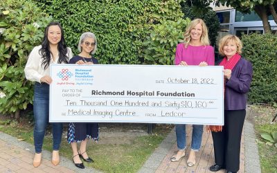Ledcor Employee Giving Raises More Than $10,000 for New Medical Imaging Centre Campaign at Richmond Hospital